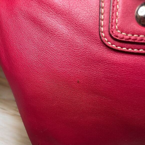 Y2K Coach F13732 Soho Pleated Leather Satchel Bag - Picture 12 of 14